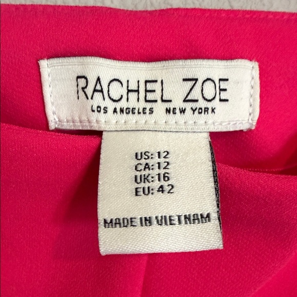 Rachel Zoe Hot Pink Slip-on Trousers, with pockets, size 12 (stretchy) - Picture 2 of 7